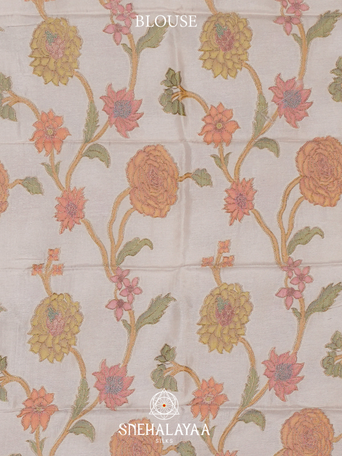 Yellow Mysore Silk Saree