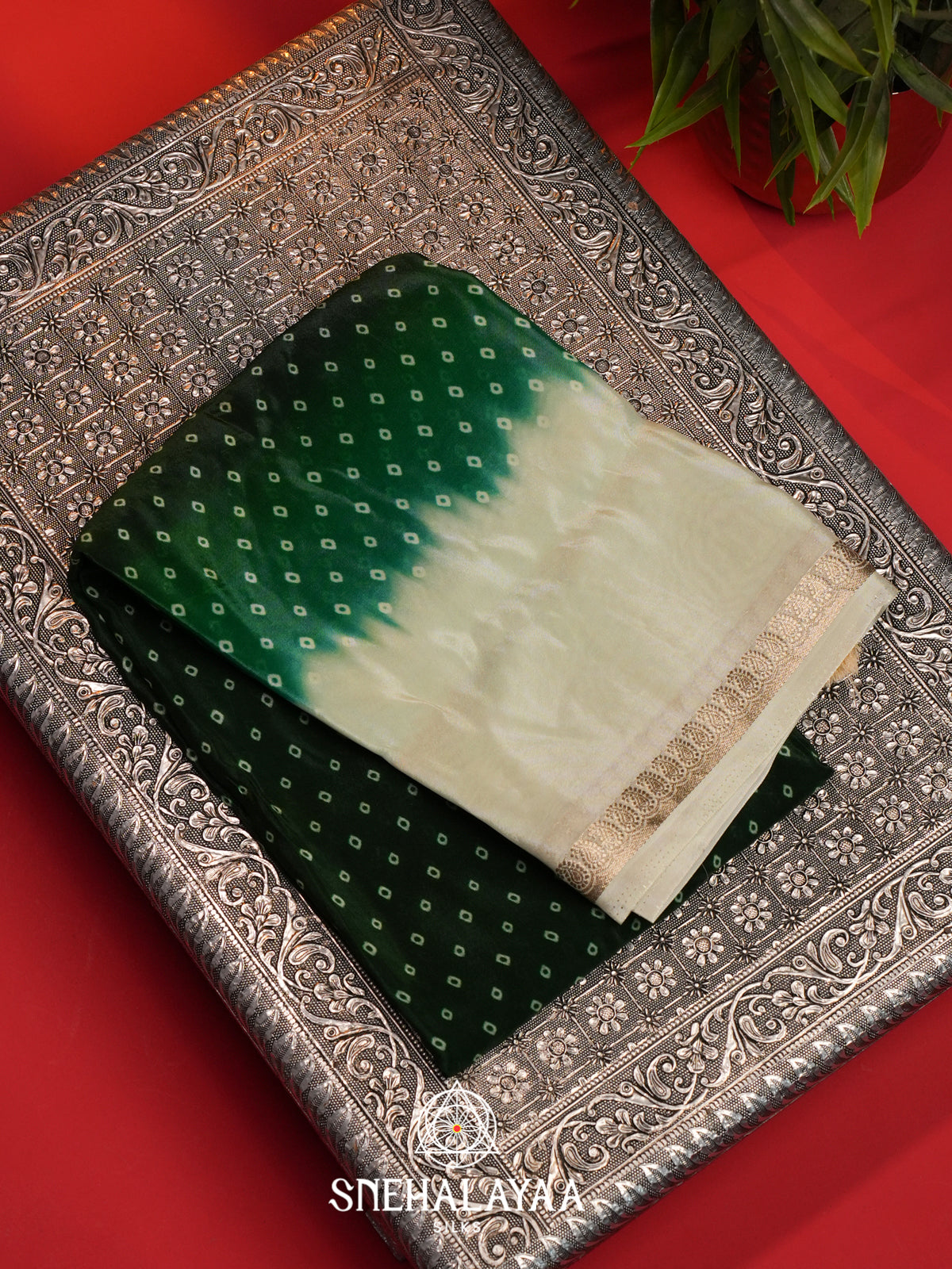 Green Mysore Silk Saree