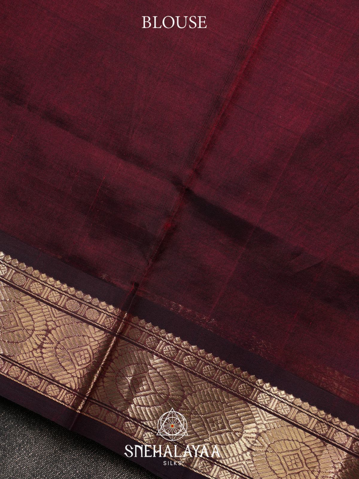 Red and Maroon Striped Silk Cotton Saree