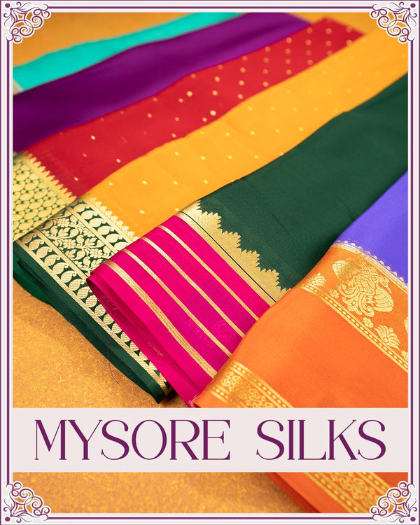 Mysore Crepe Silk Sarees