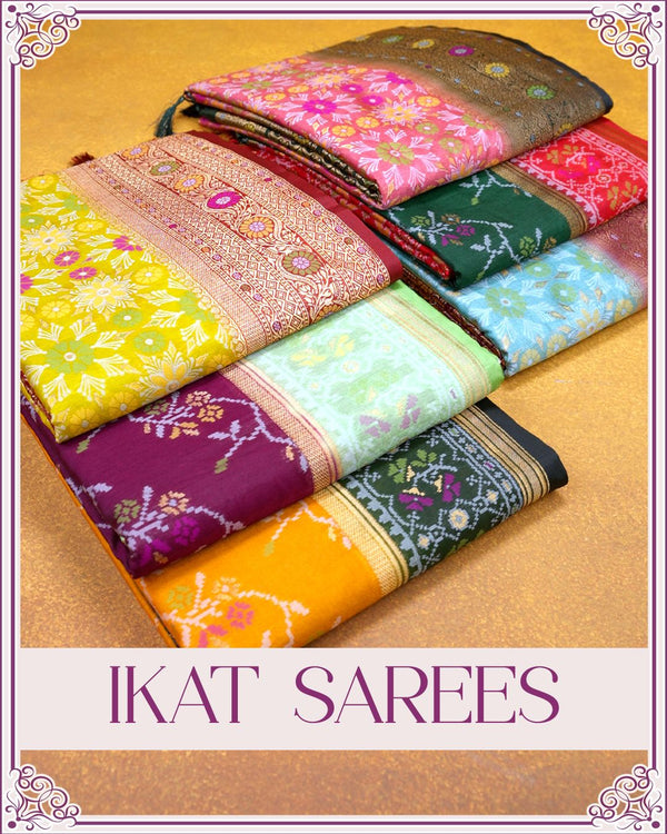 Ikat Silk Sarees