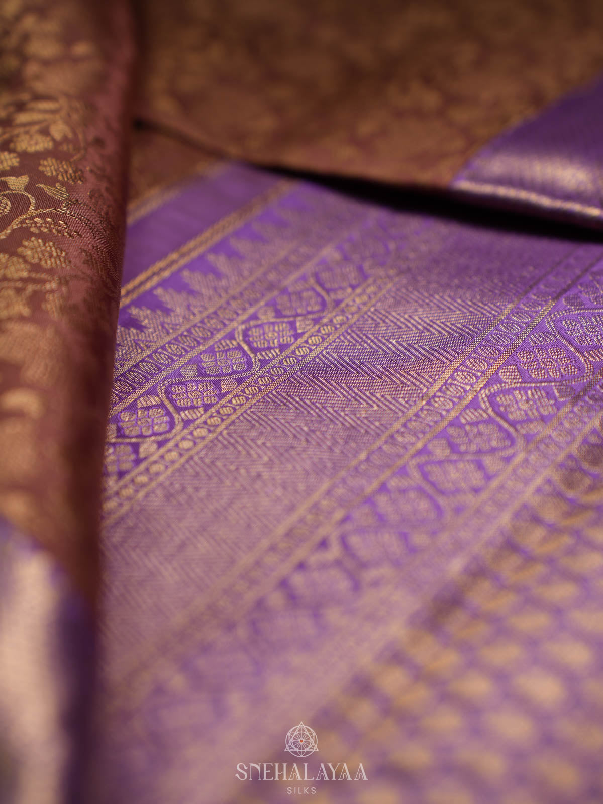 Dusty Rose Kanjivaram Silk Saree