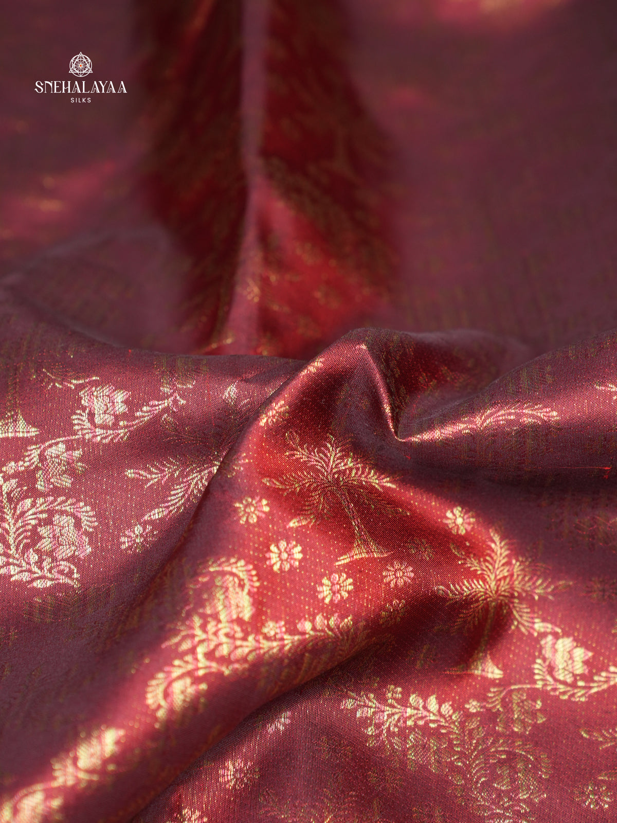 Maroon Kanjivaram Silk Saree