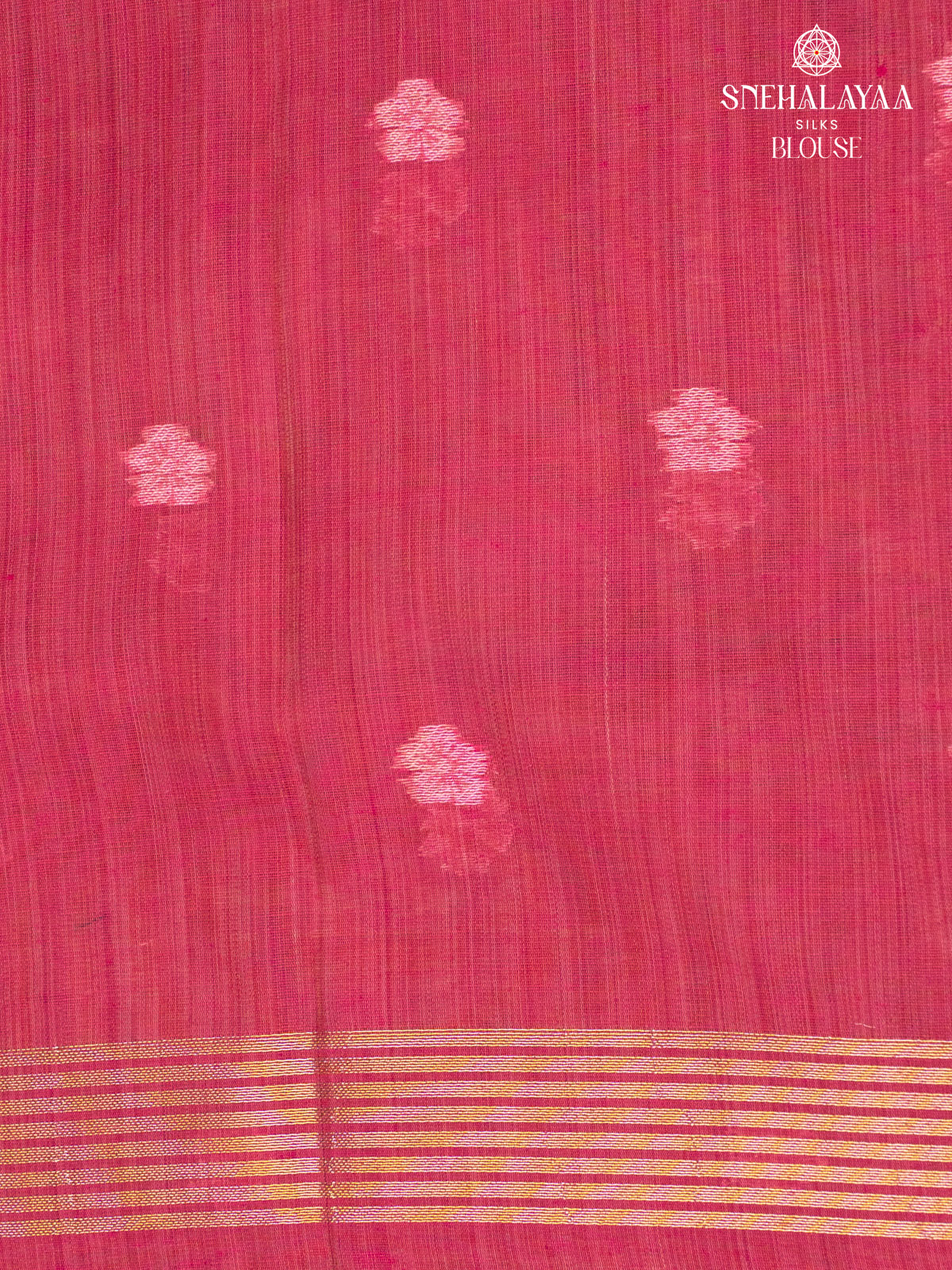 Pink Munga Cotton Saree