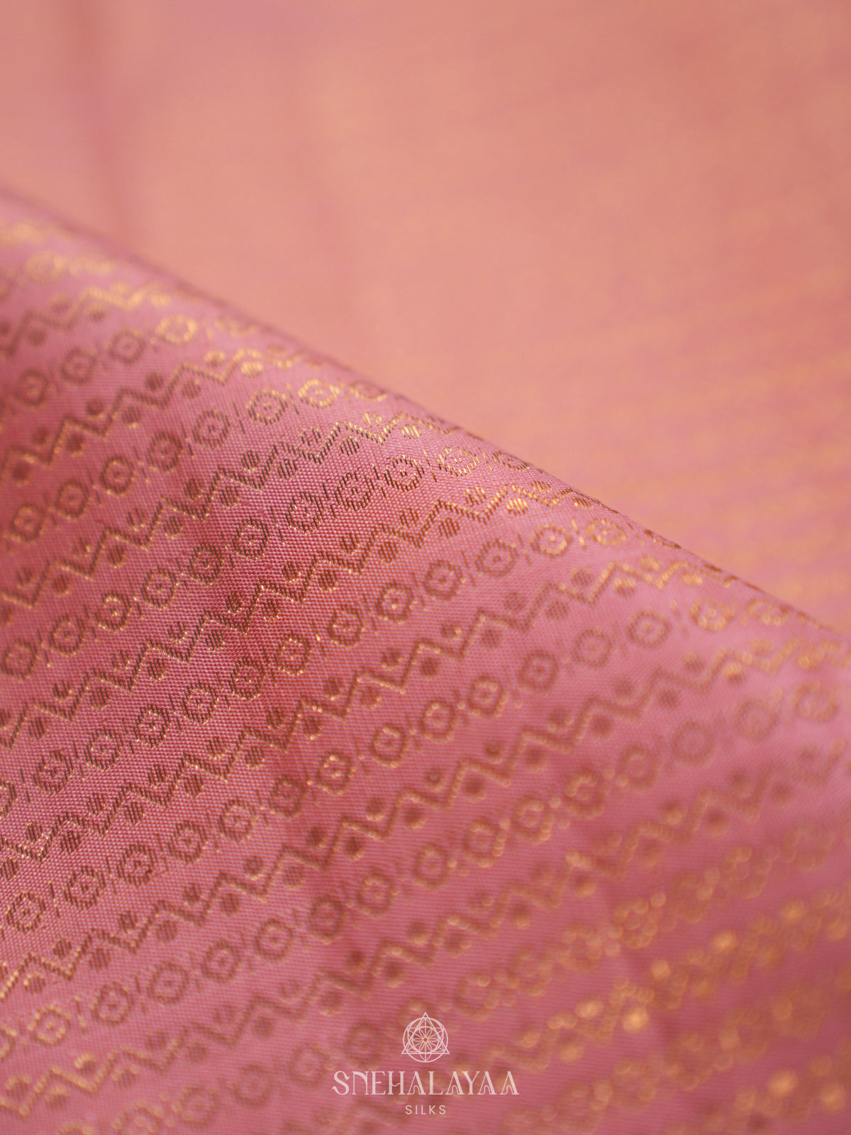 Peach Kanjivaram Silk Saree