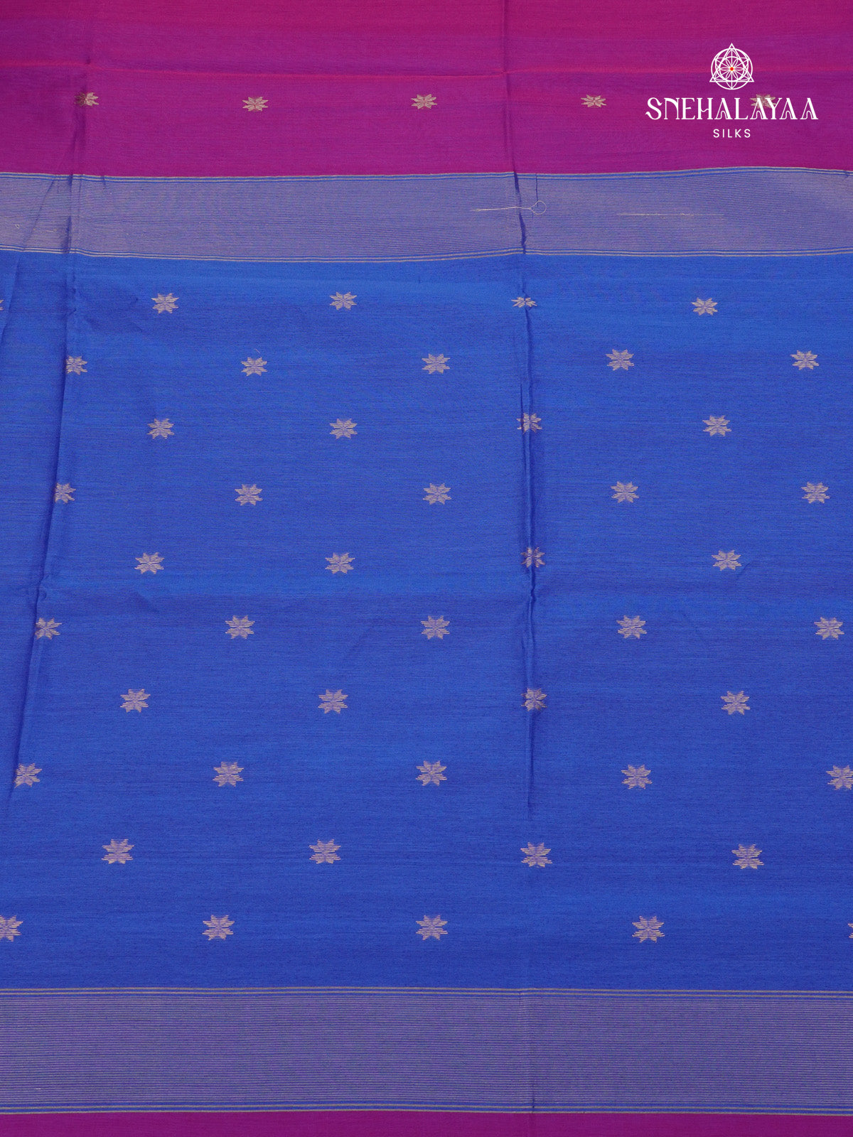 Magenta Maheshwari Silk Cotton Saree