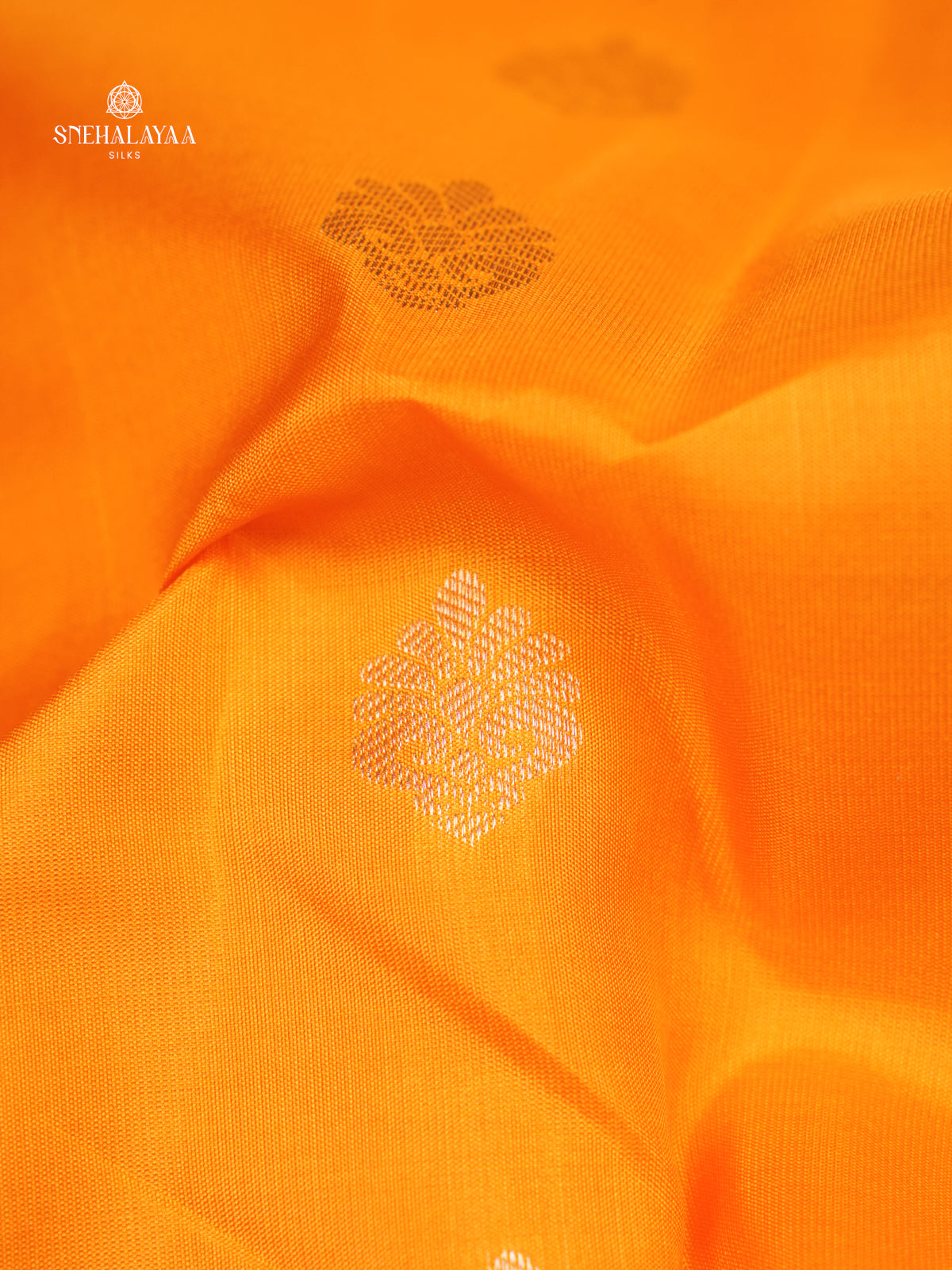 Mango Yellow Kanjivaram Silk Saree