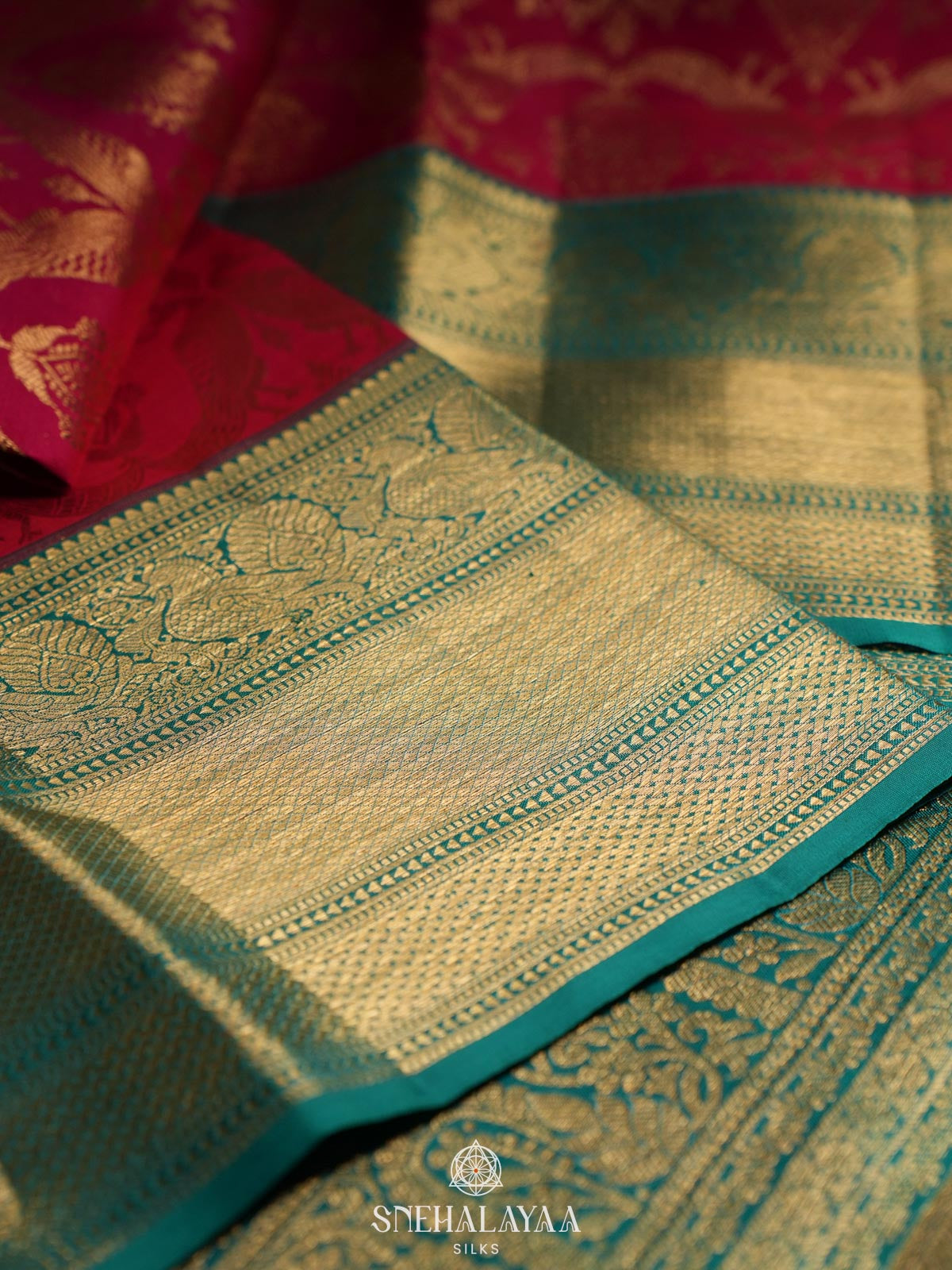 Pink Kanjivaram Silk Saree
