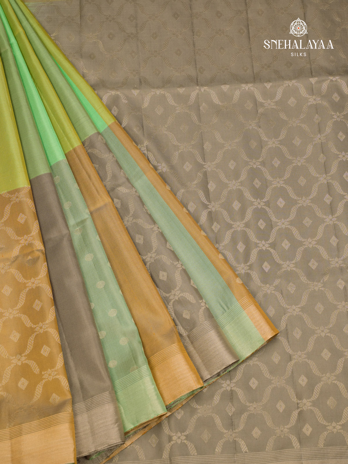 Multicolour Kanjivaram Soft Silk Saree