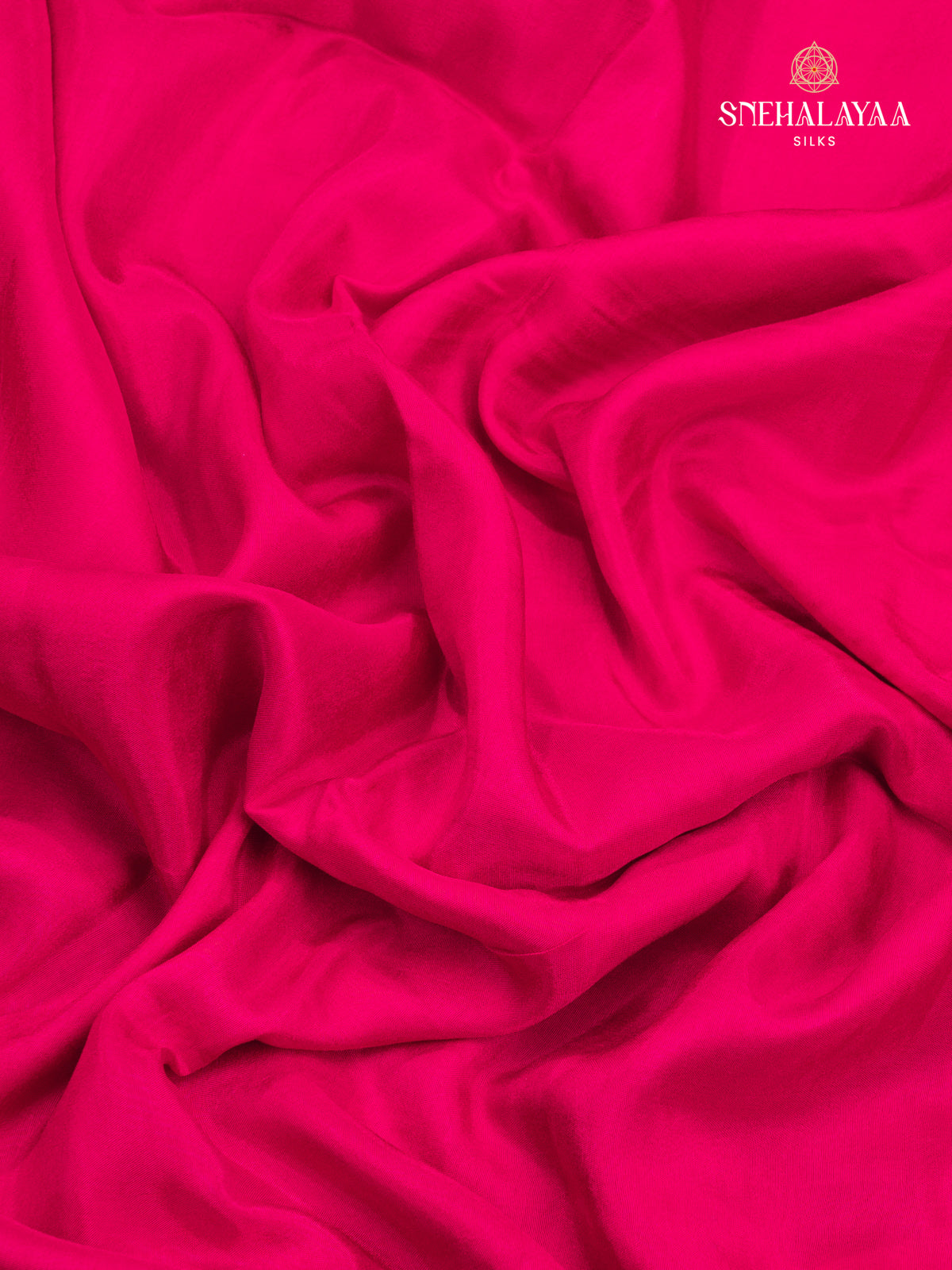 Pink Semi Banaras Silk Saree