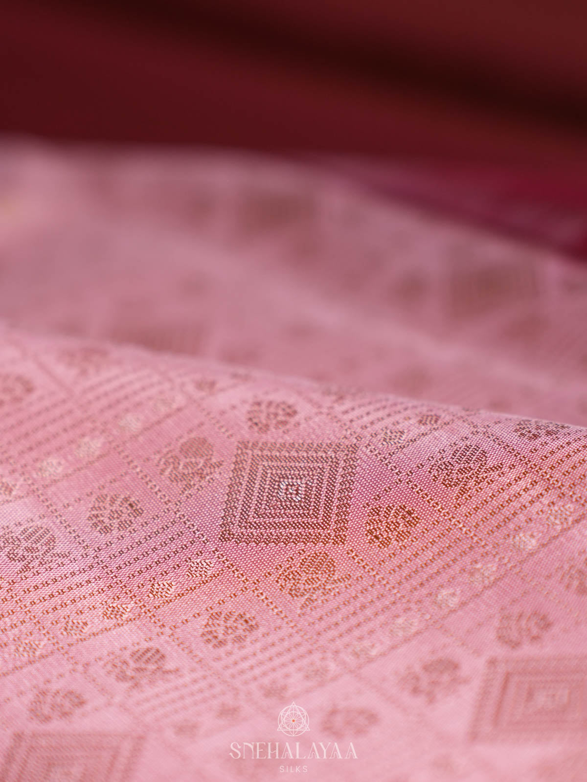Pink Kanjivaram Silk Saree