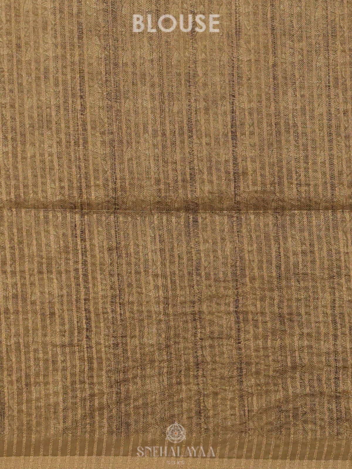 Olive Green Tussar Saree