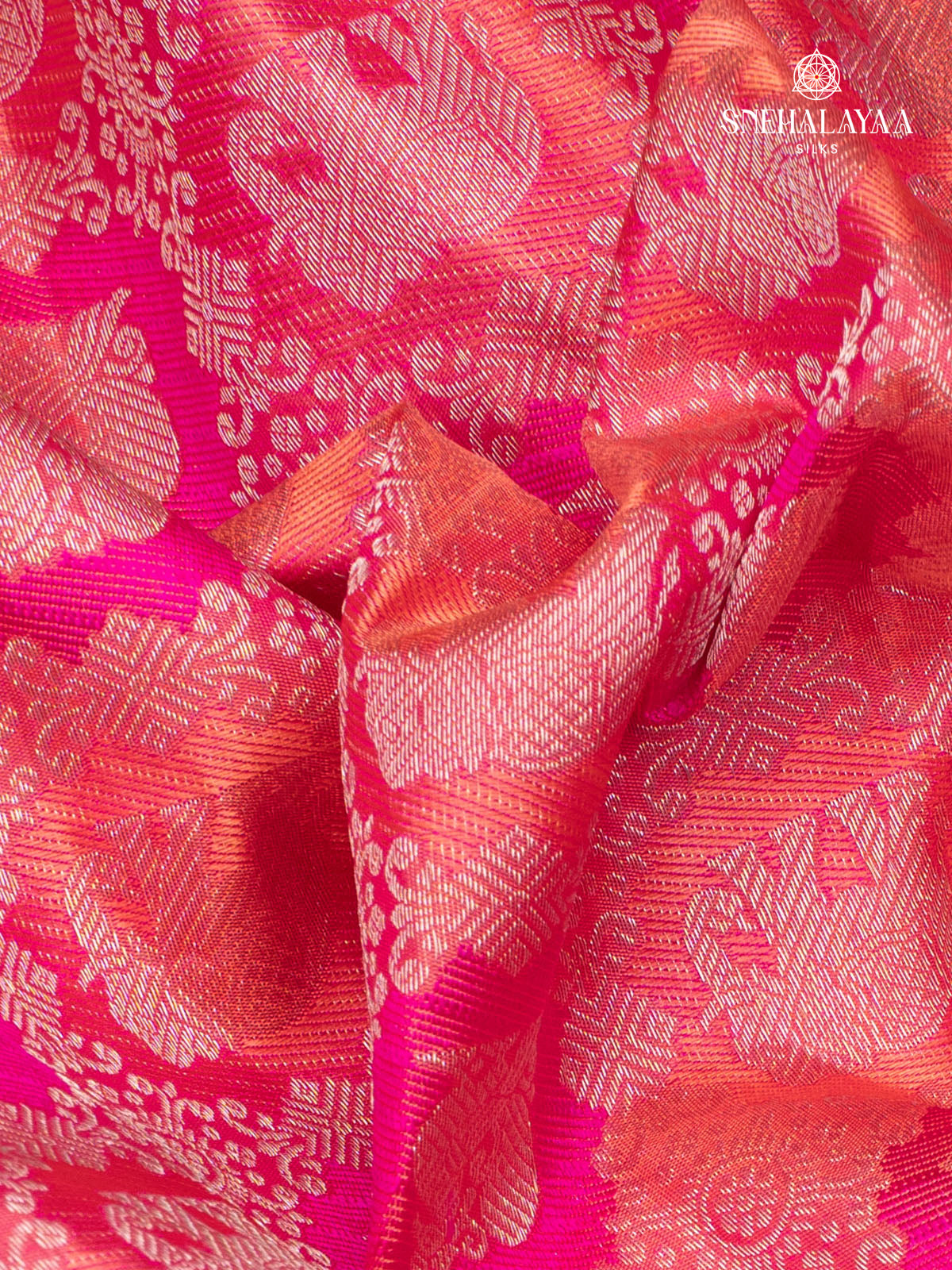 Pink Kanjivaram Silk Saree