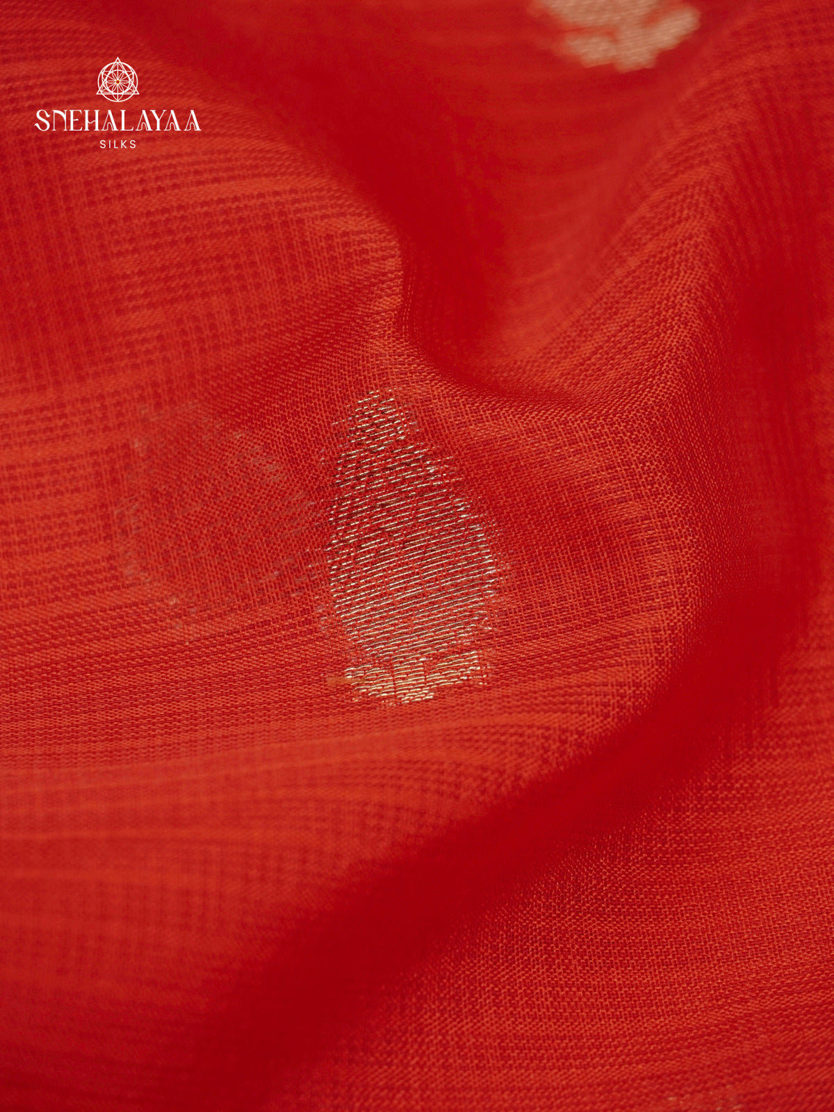Rust Orange Kota Saree