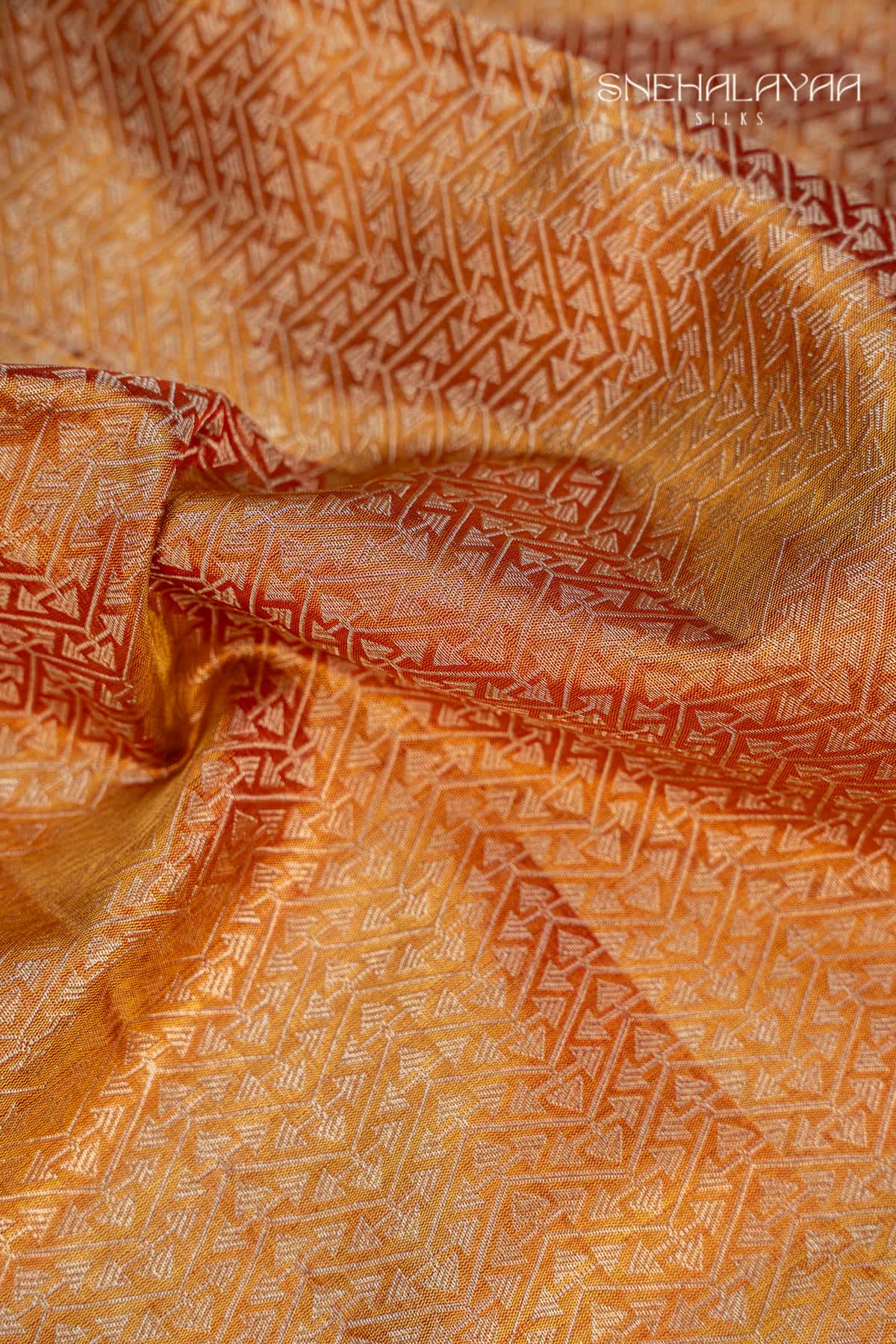 Red and Gold Kancheevaram Wedding Silk Saree