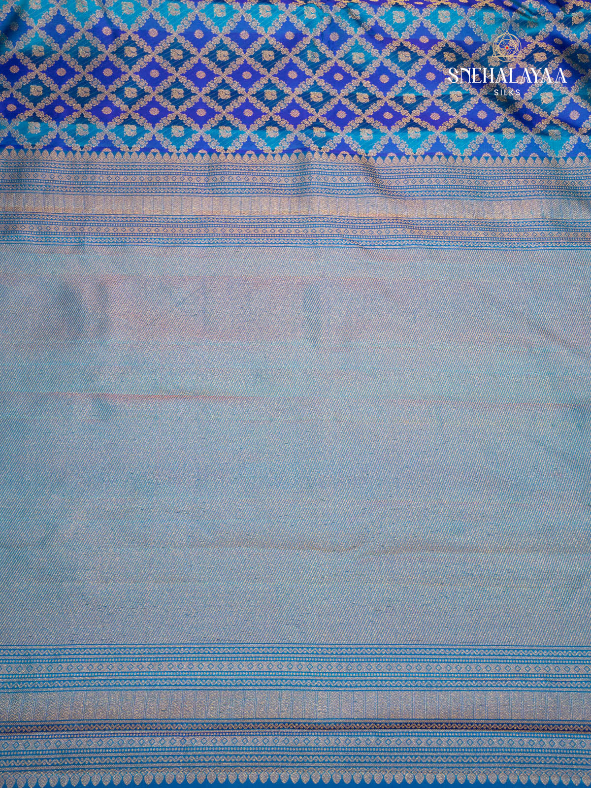 Blue Kanjivaram Silk Saree