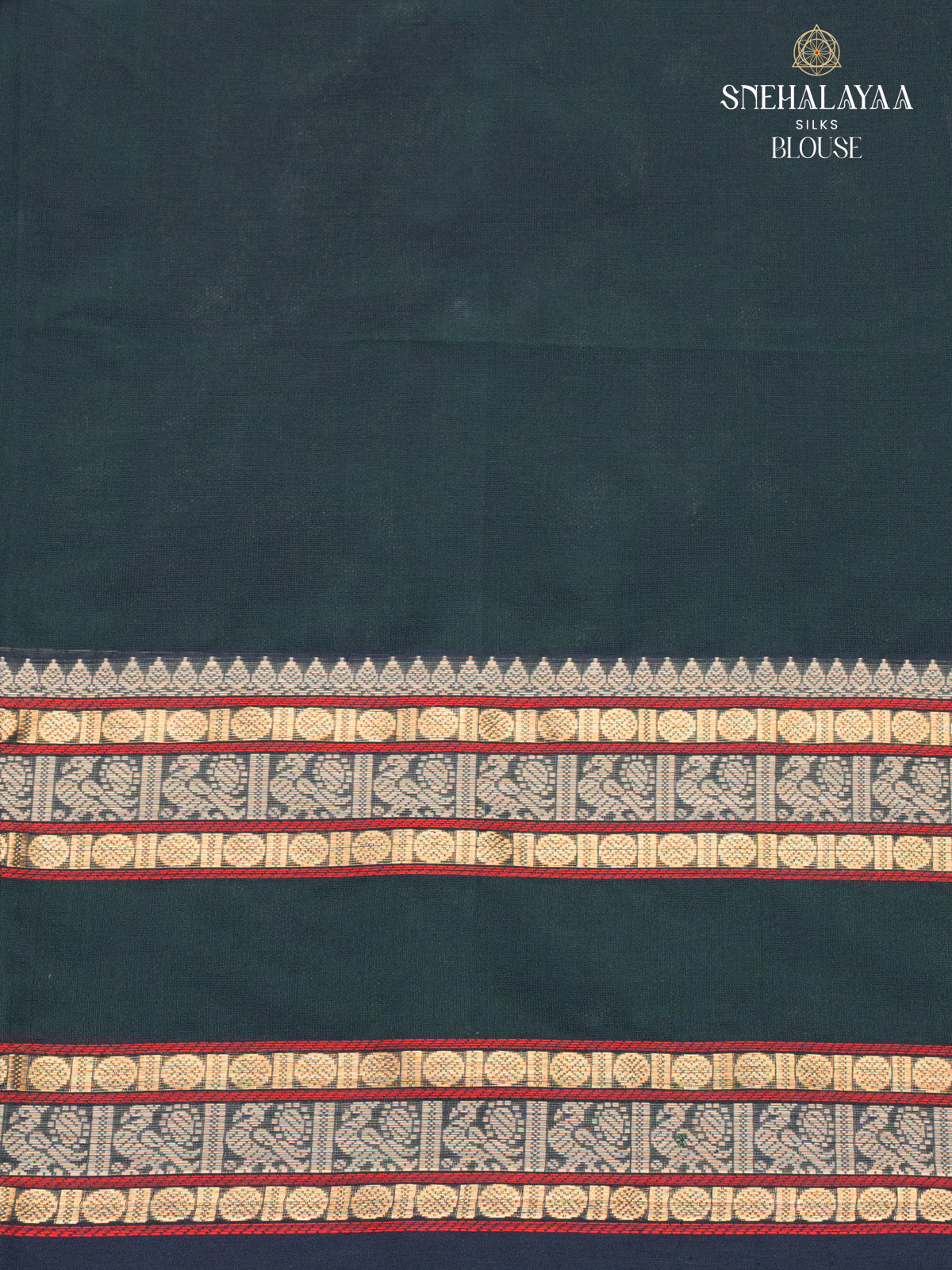 Light Black Kanchi Silk Cotton Saree