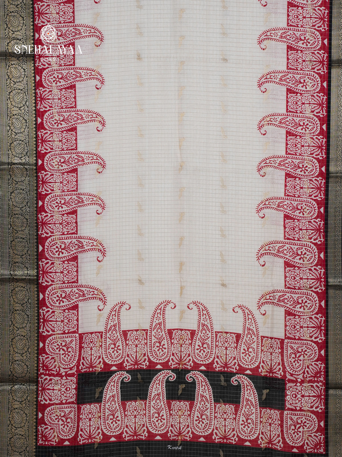 Beige Dola Silk Saree