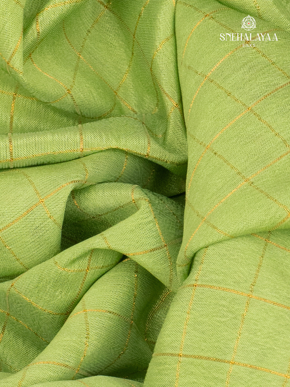 Pista Green Mysore Silk Saree