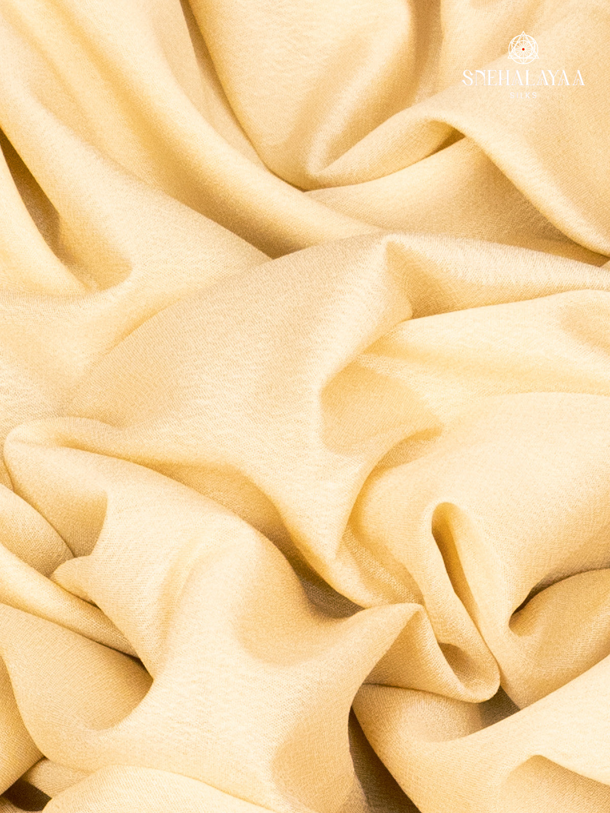 Cream Mysore Silk Saree