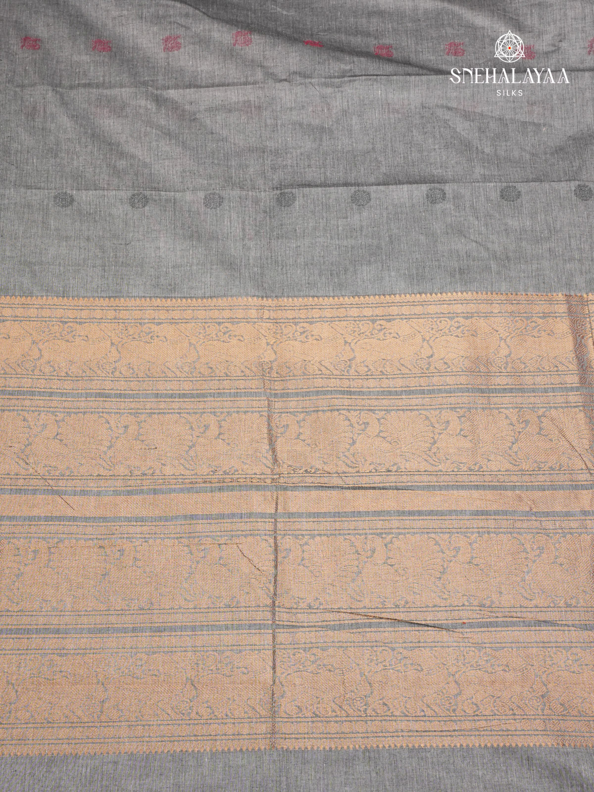 Grey Kanchi Cotton Saree