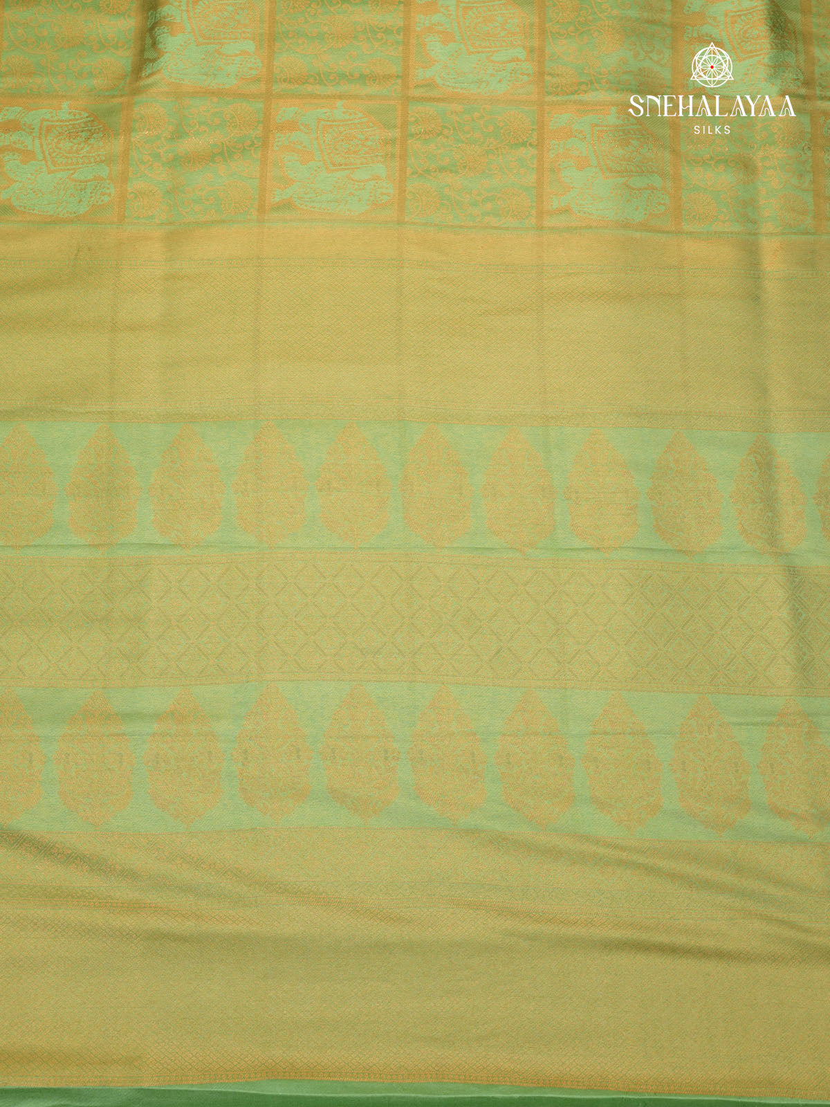Pista Green Soft Silk Saree