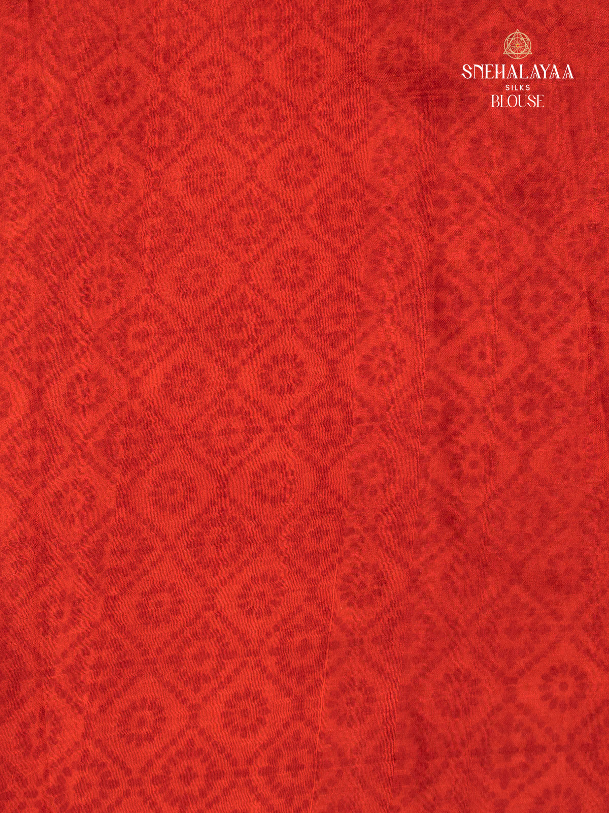 Rust Orange Tussar Silk