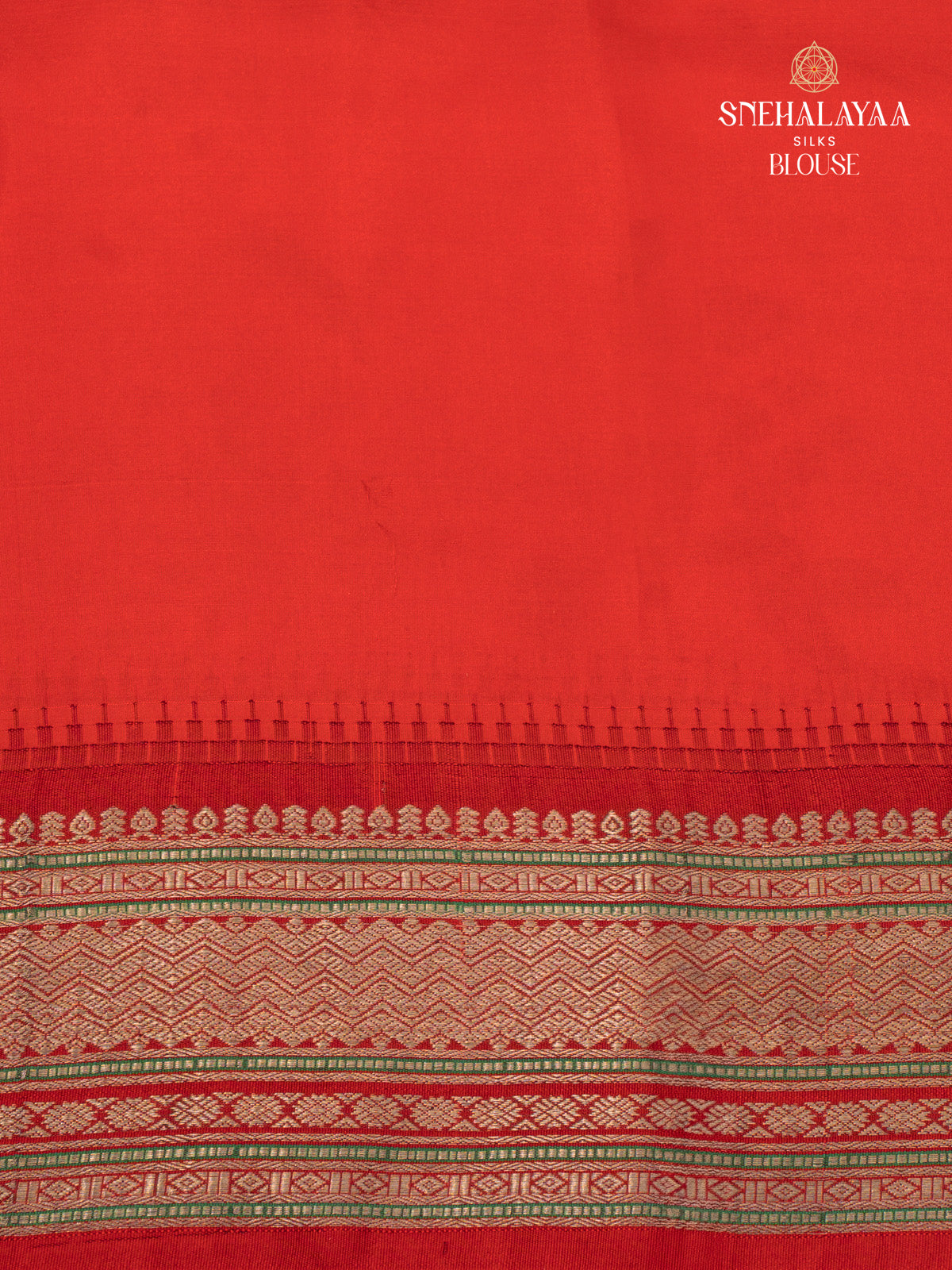 Peach Printed Kanjivaram Silk Saree