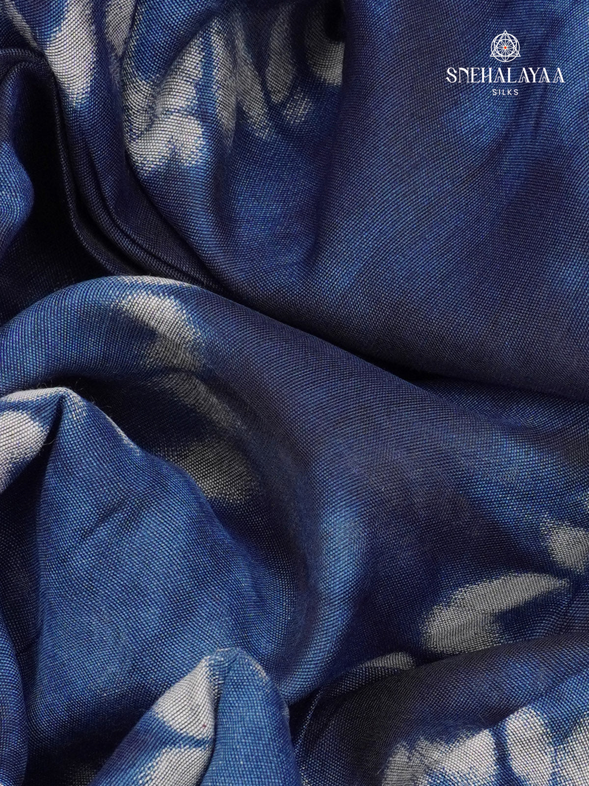 Blue Chanderi Saree