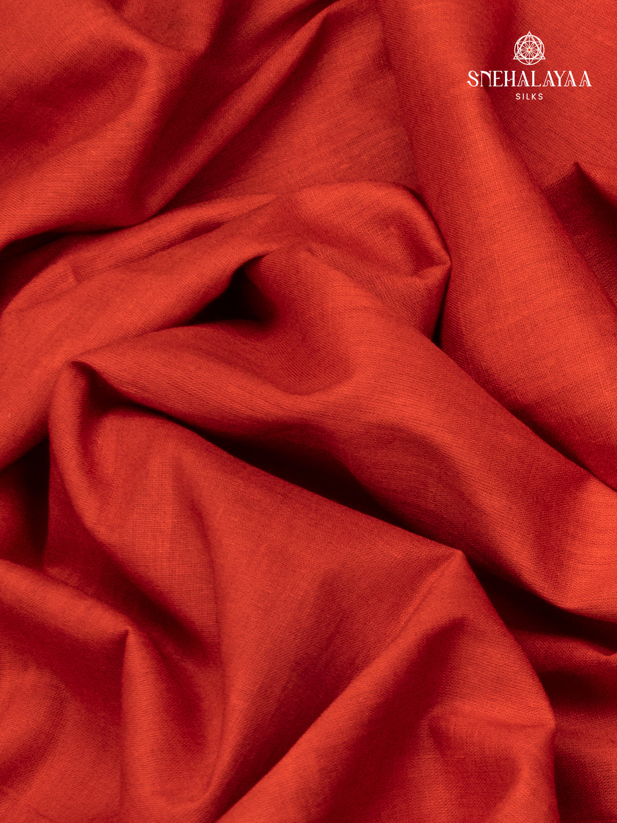 Red Jaipur Cotton Saree