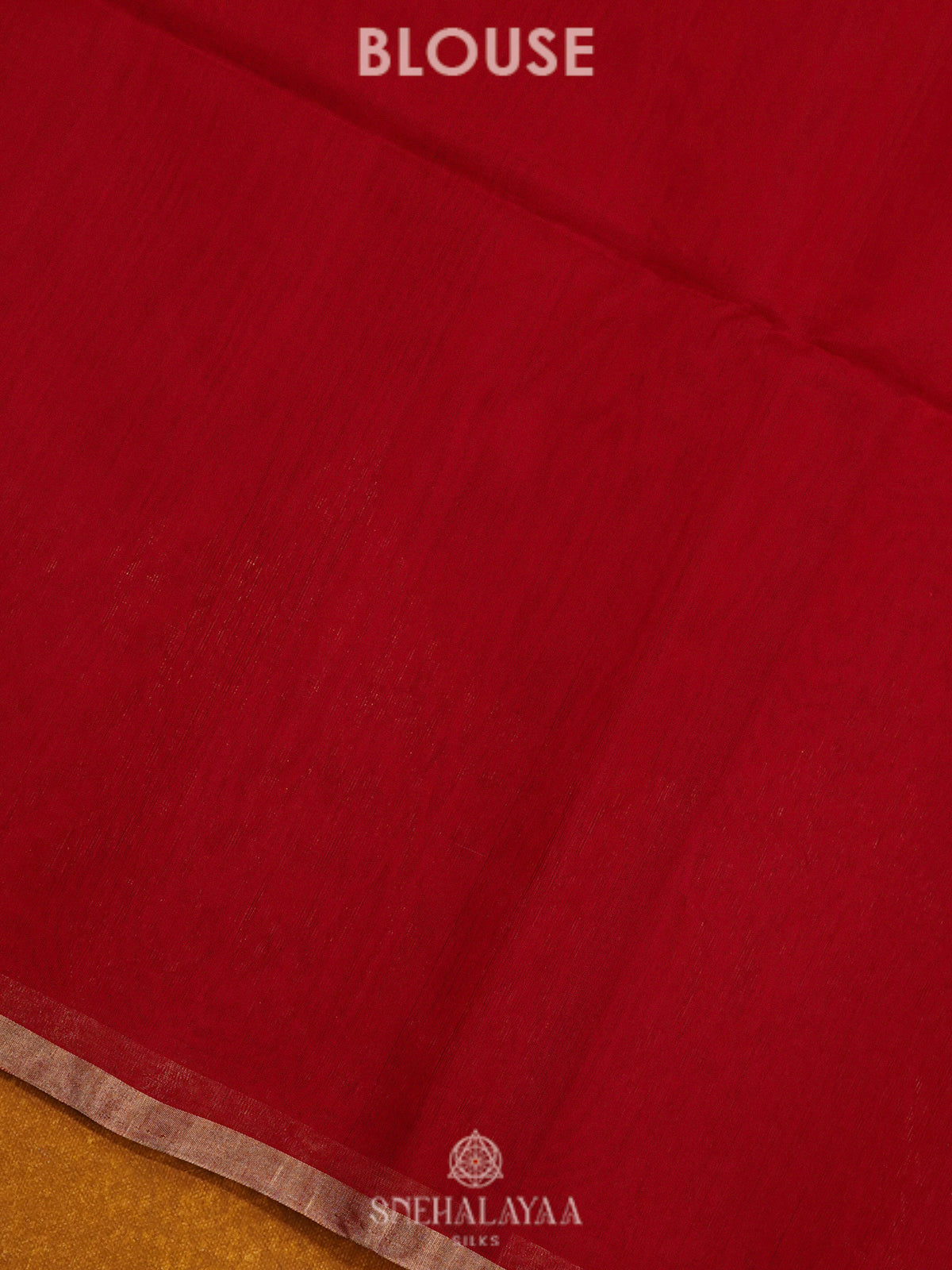 Red Kora Silk Cotton Saree