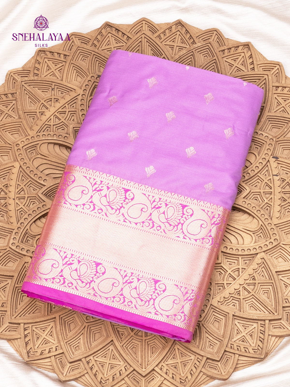 Lotus Pink Soft Silk Saree
