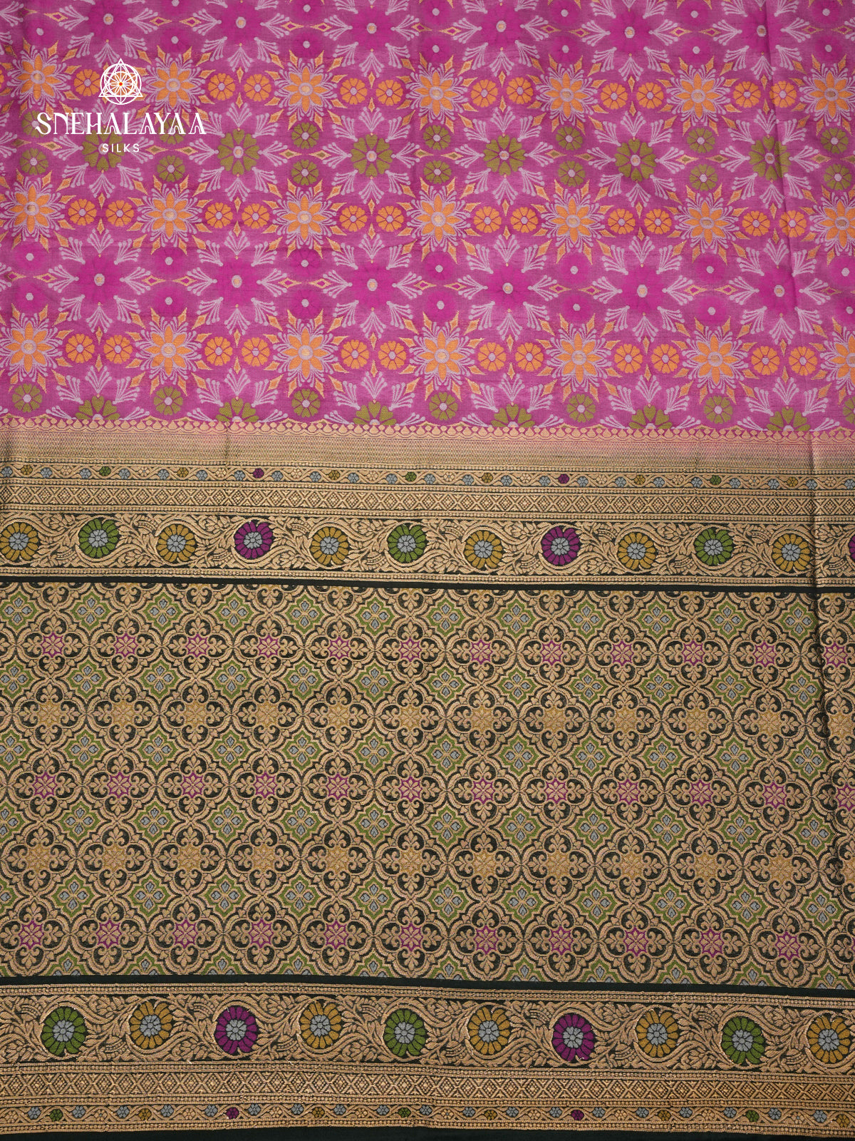 Lavender Ikat Saree