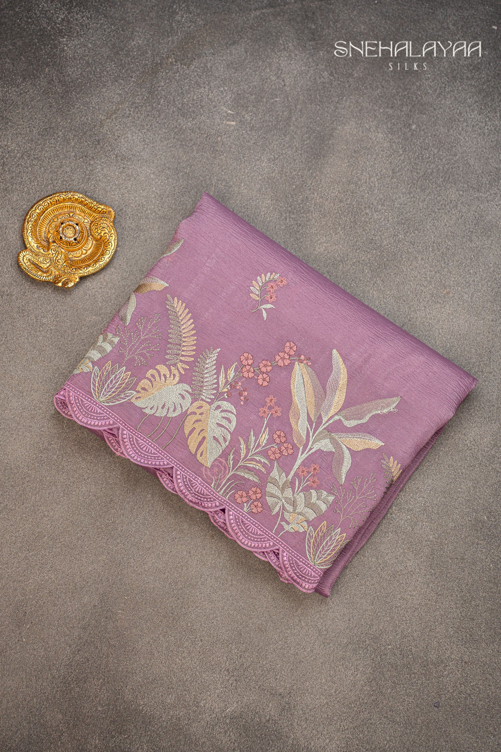 Purple Crush Tissue Saree