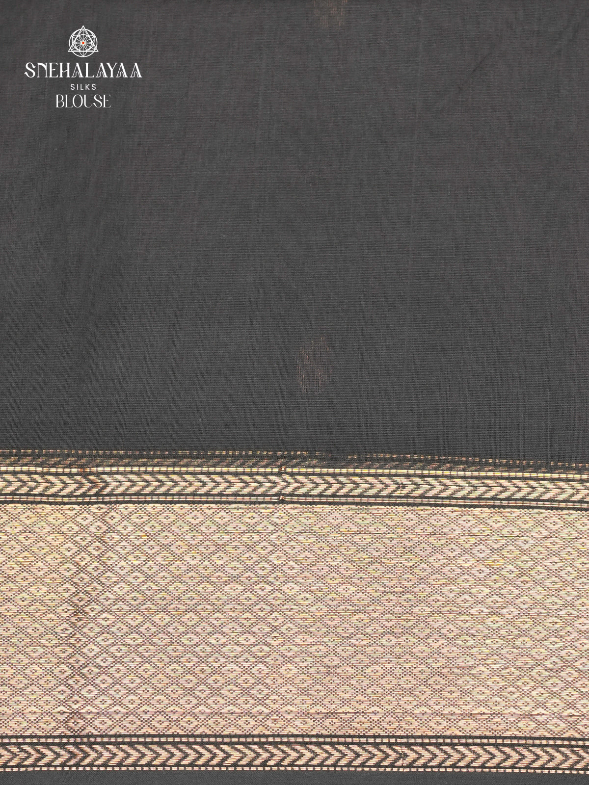 Black Maheshwari Silk Cotton Saree