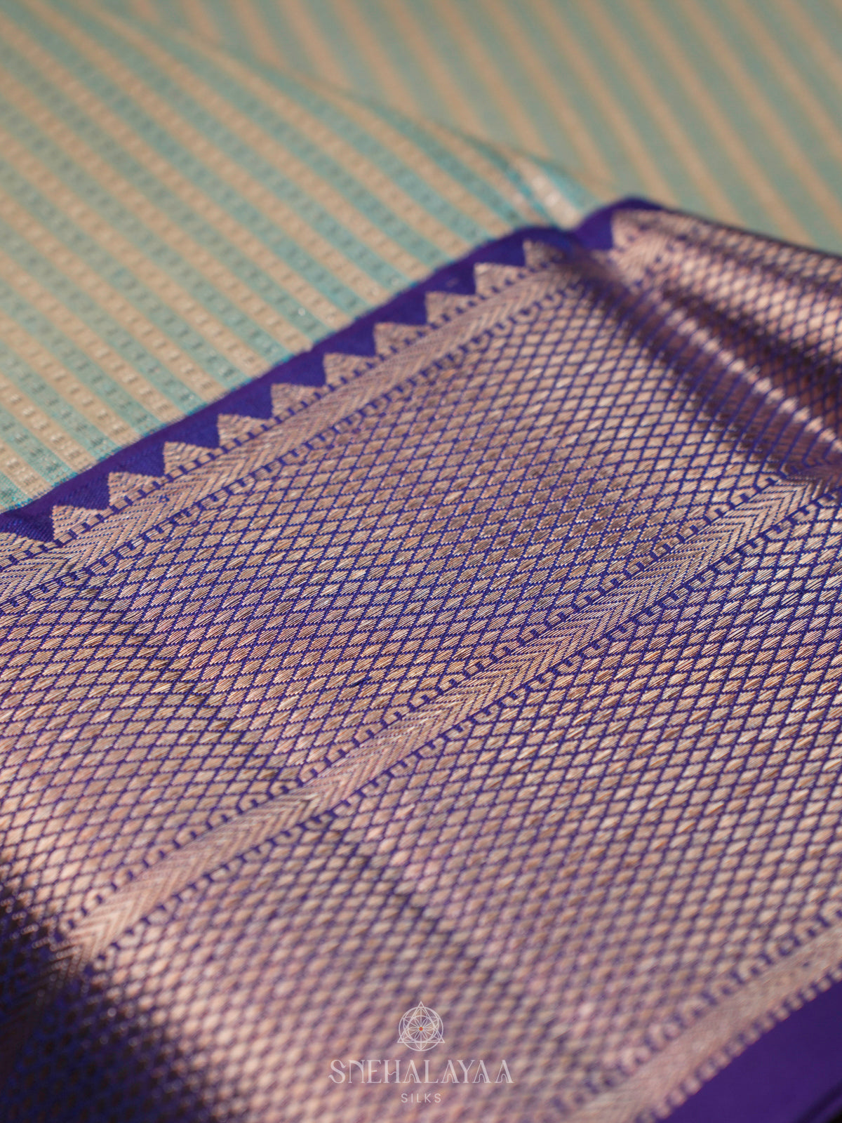 Pale Green Kanjivaram Silk Saree