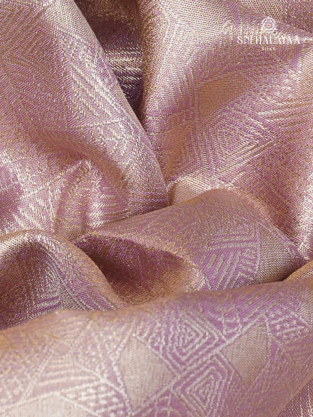 Lilac Art Silk Saree