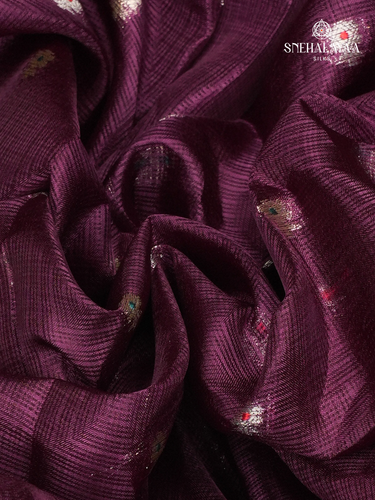 Rich Purple Banaras Kota Saree