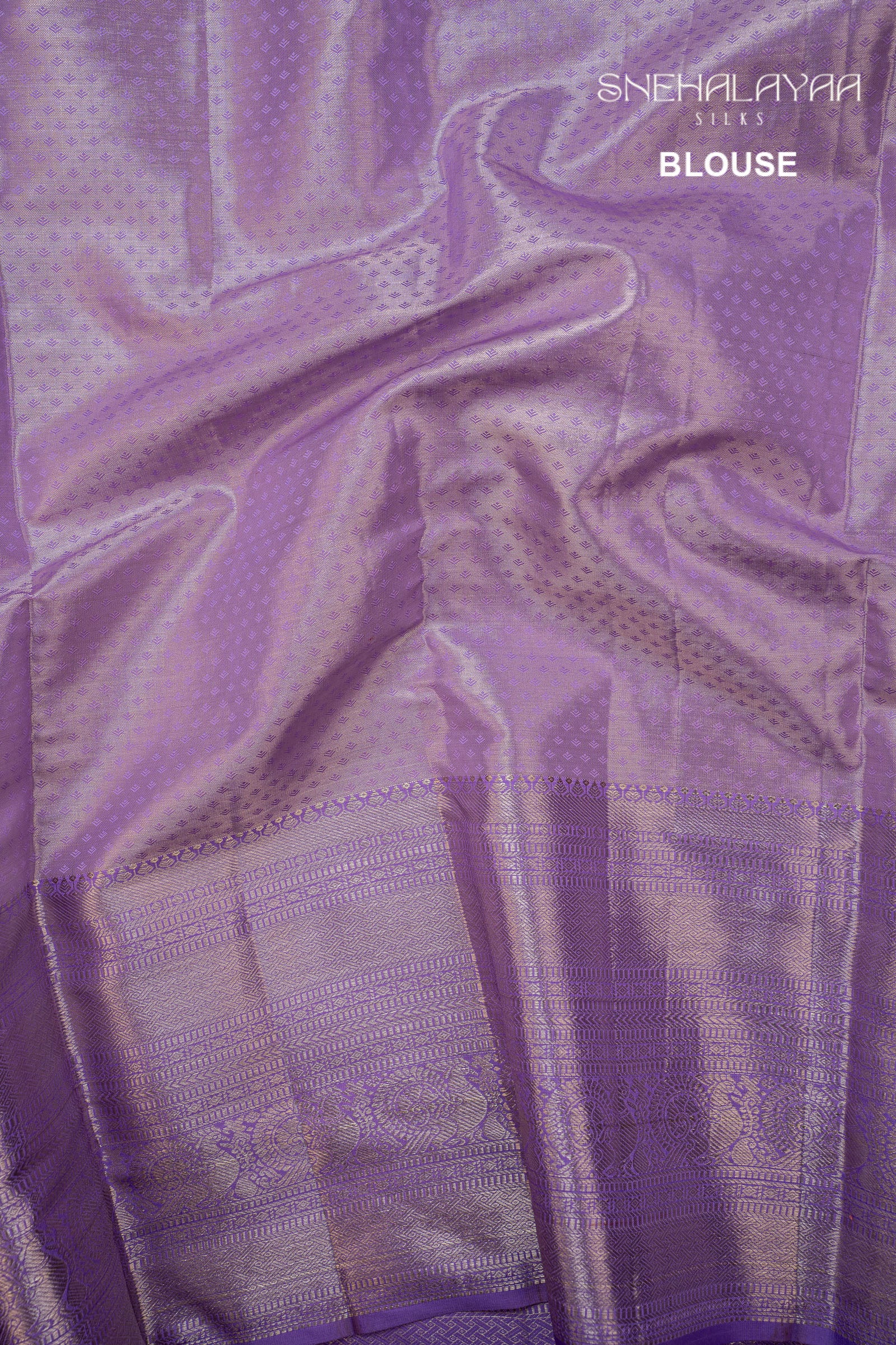 Orchid Purple Tissue Kancheevaram Silk Saree