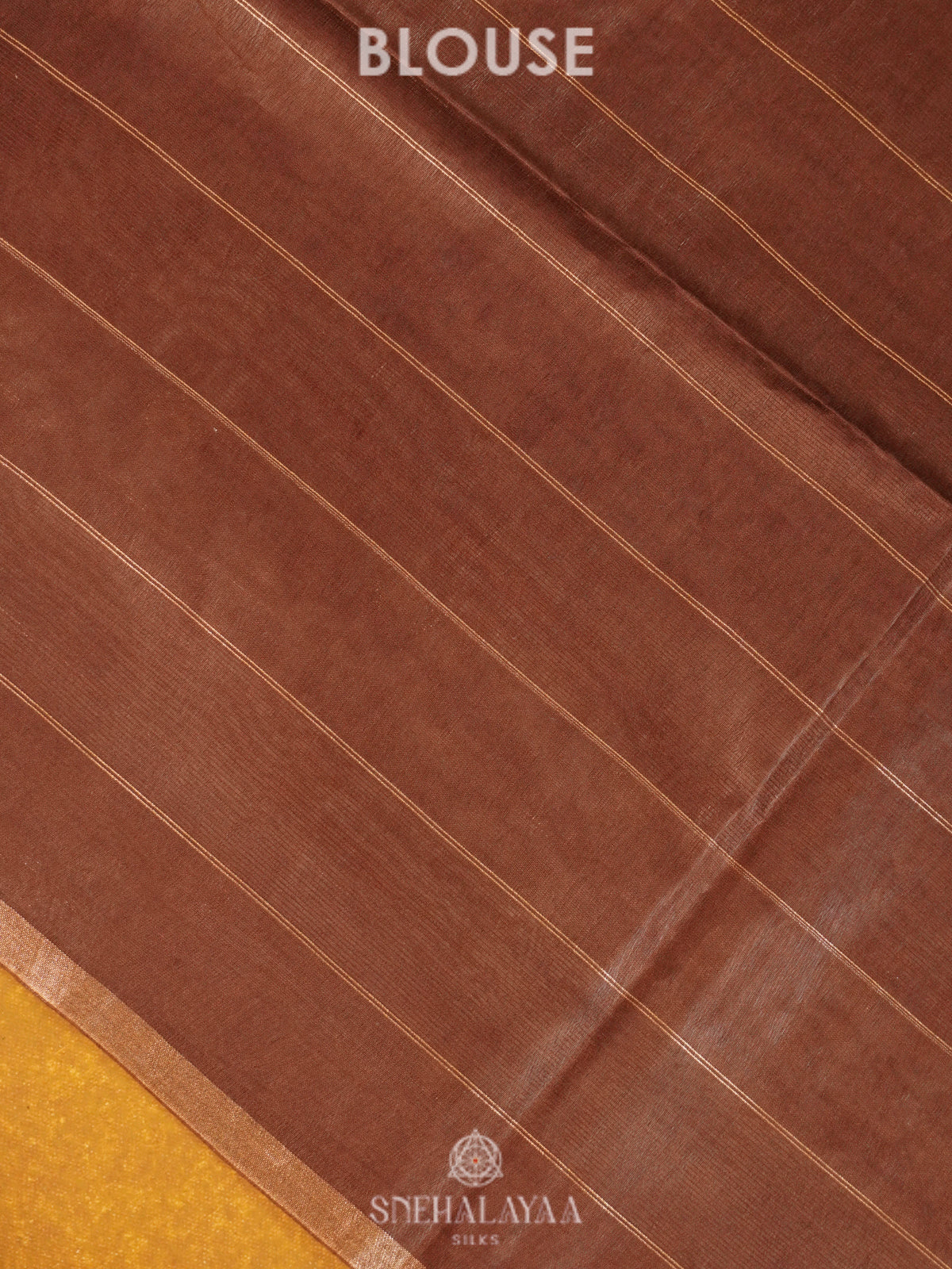 Brown Tussar Saree