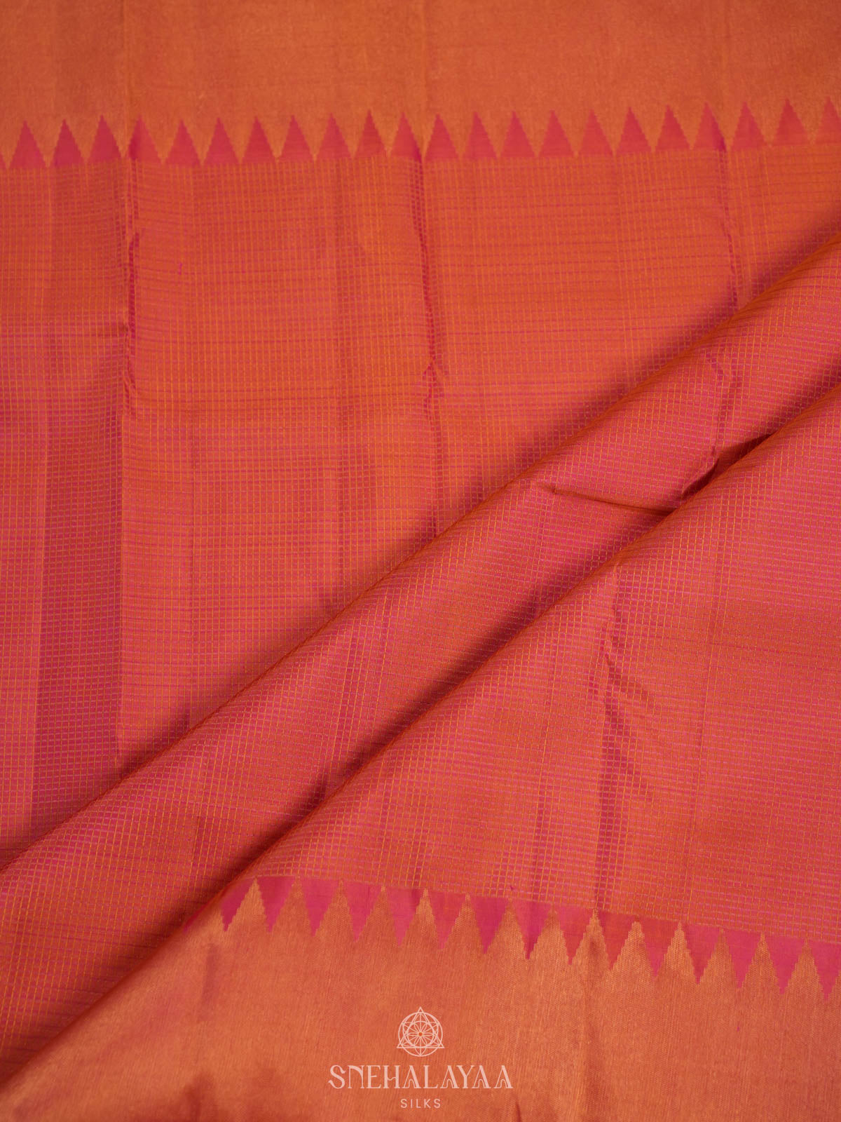 Dual Tone Kanjivaram Silk Saree