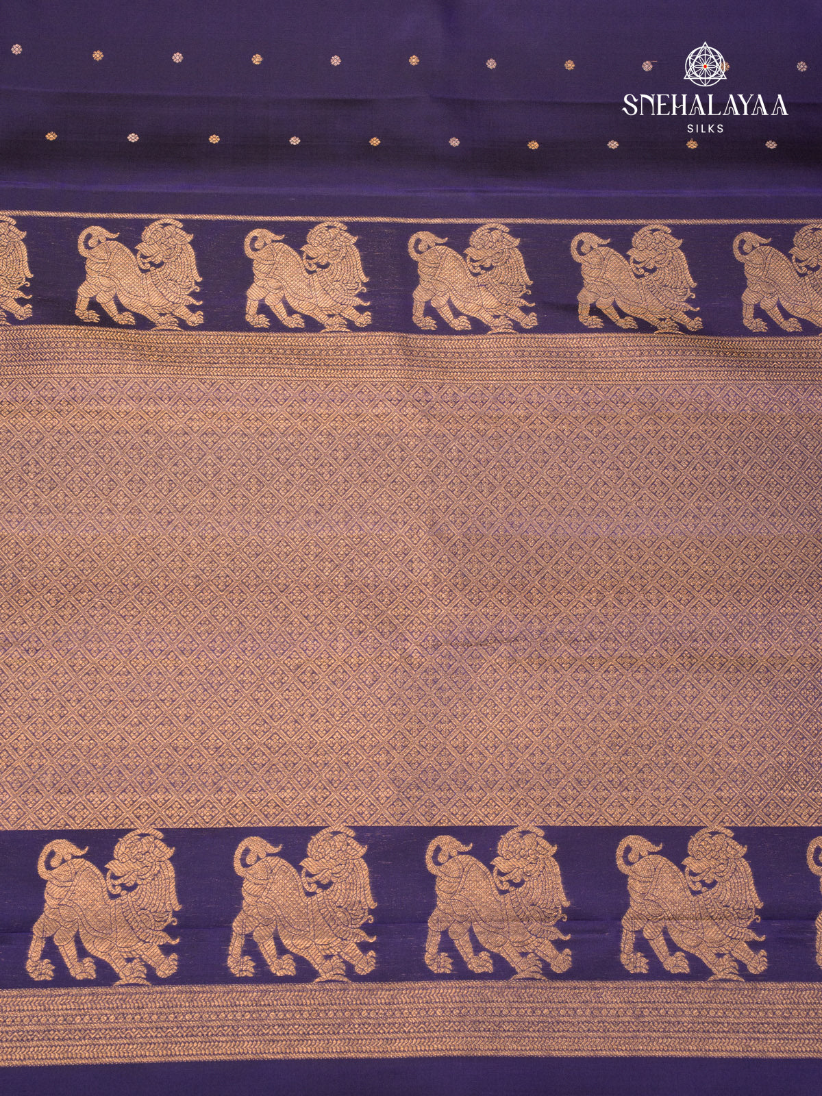 Purple Kanjivaram Silk Saree