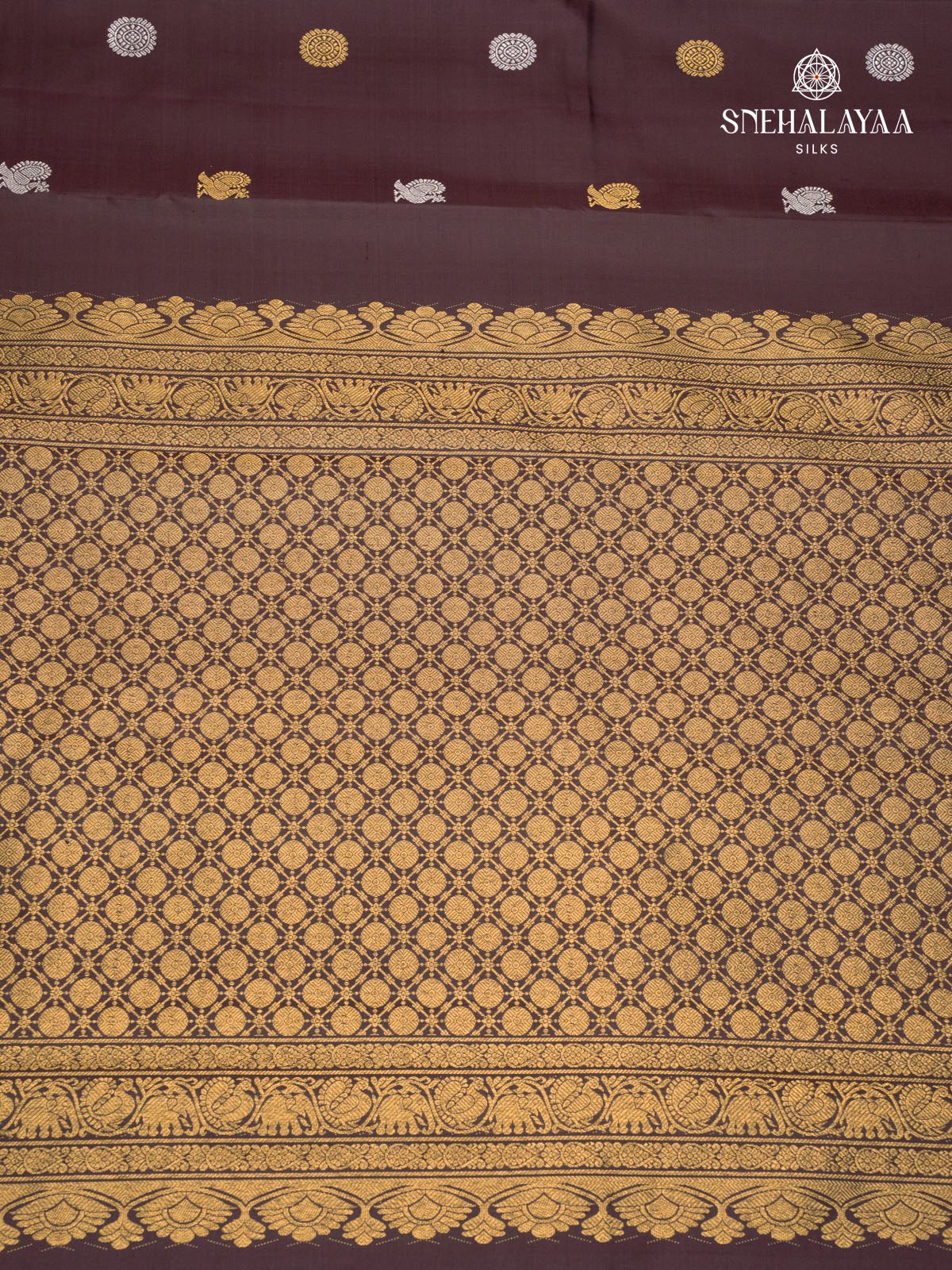 Purple Kanjivaram Silk Saree