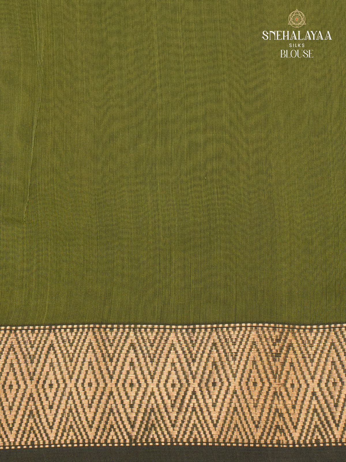 Light Green Maheshwari Silk Cotton Saree