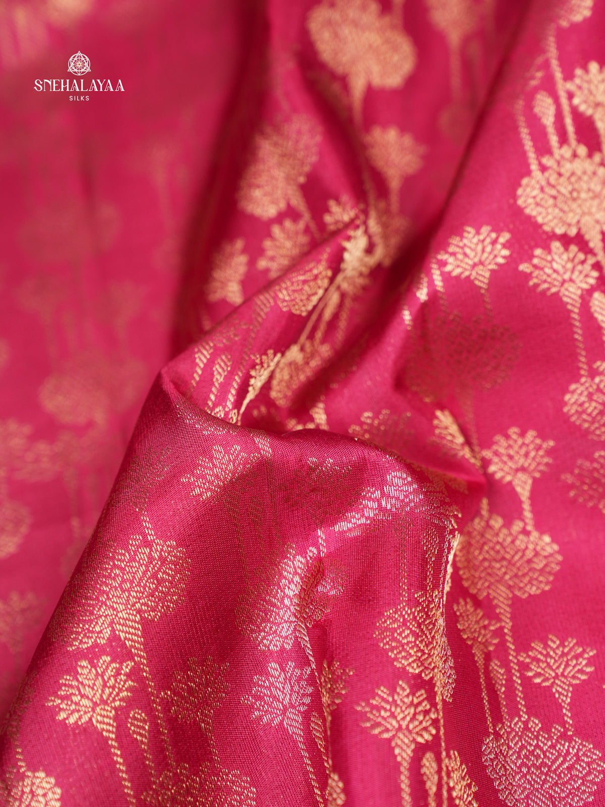 Pink Kanjivaram Silk Saree