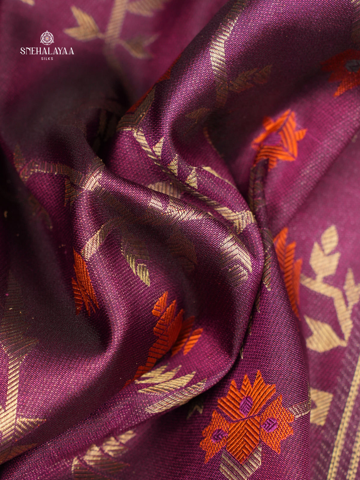 Royal Purple Kanjivaram Silk Saree