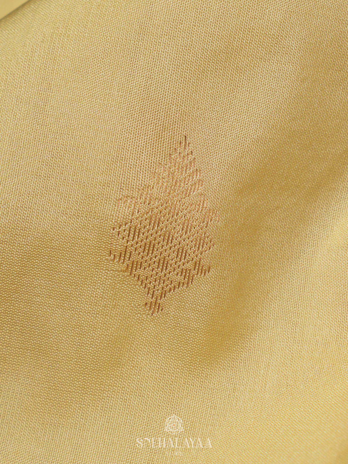 Cream Kanjivaram Silk Saree