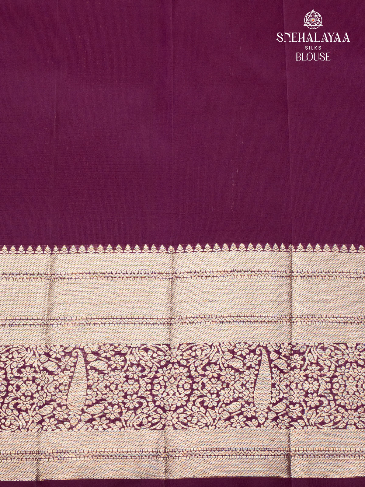 Violet Kanjivaram Silk Saree