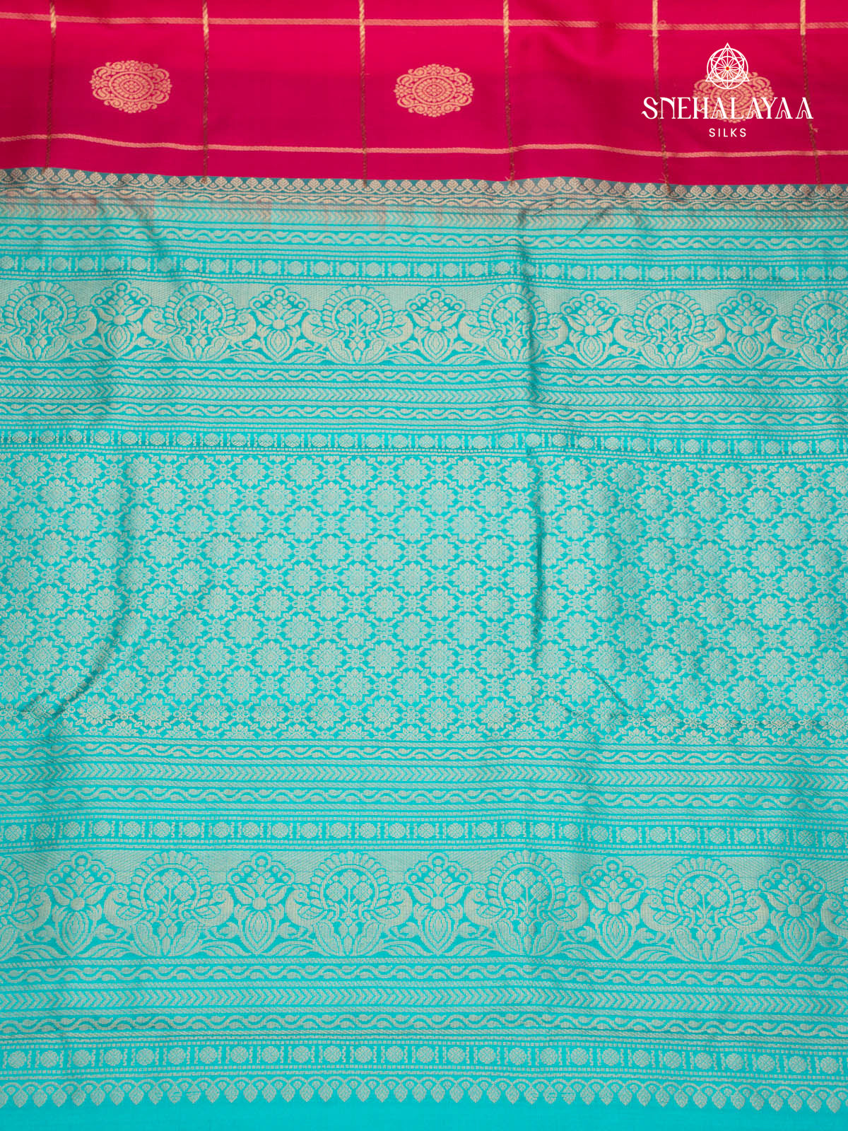 Magenta Pink Kanjivaram Silk Saree