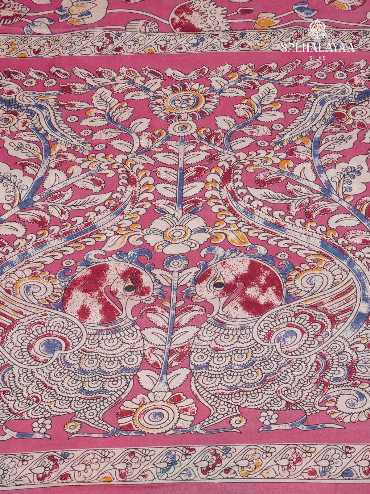 Pink Dola Silk Saree